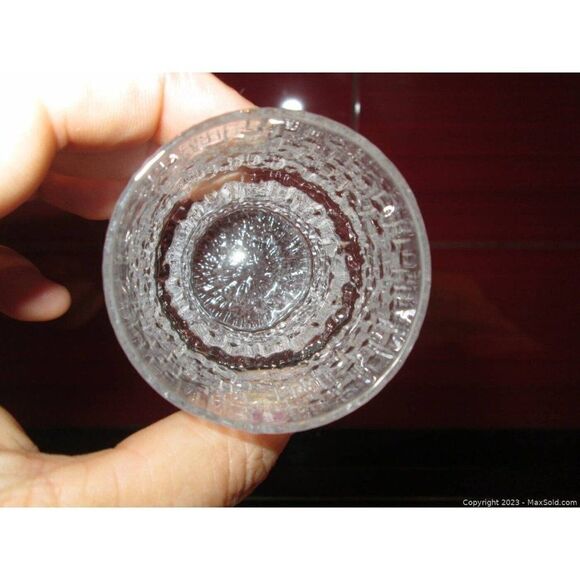 Iittala Paadar Shot Liquor Glasses Tapio Wirkkala Iceberg Icicle Set of 6 - Picture 3 of 10